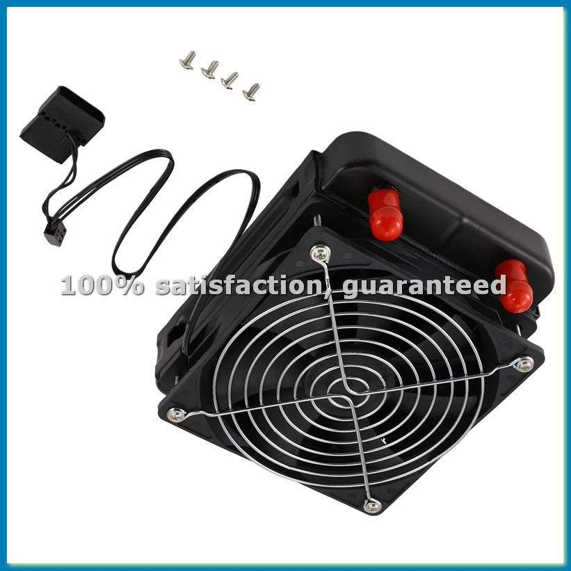 

120 мм 10-трубный кулер с водяным охлаждением процессора, ряд теплообменника, радиатор с вентилятором для ПК, компьютера, светодиодная система водяного охлаждения-A79U