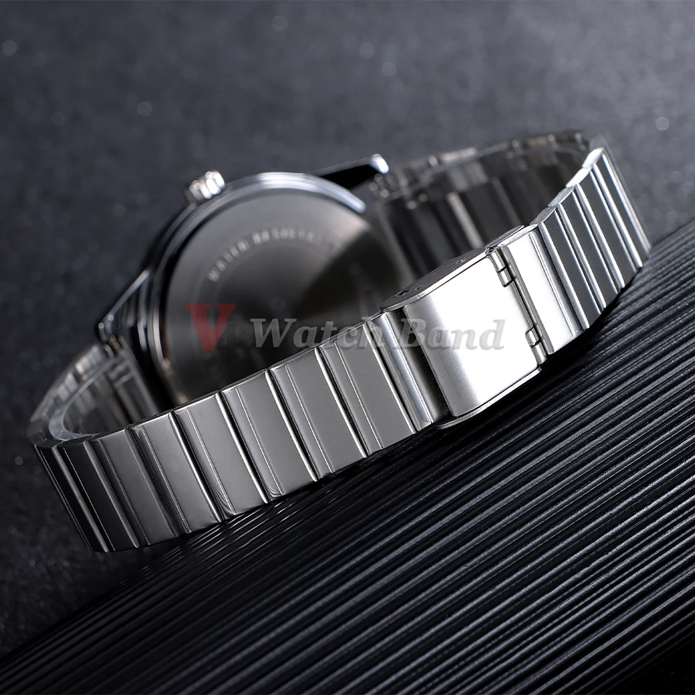 Steel Watch Strap 18mm for CASIO F91W W-800H W800H SGW400 F84 F105/108 A158/168 AE1200 Band 20mm for CA53 CA61 FT100 W520 W720 view 6