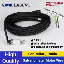 Relfar Ruida Laser Welding gun Cleaning head Galvanometer Motor wire reflectors single/Double Pendulum For FWH20-S10 FWH30-D10A