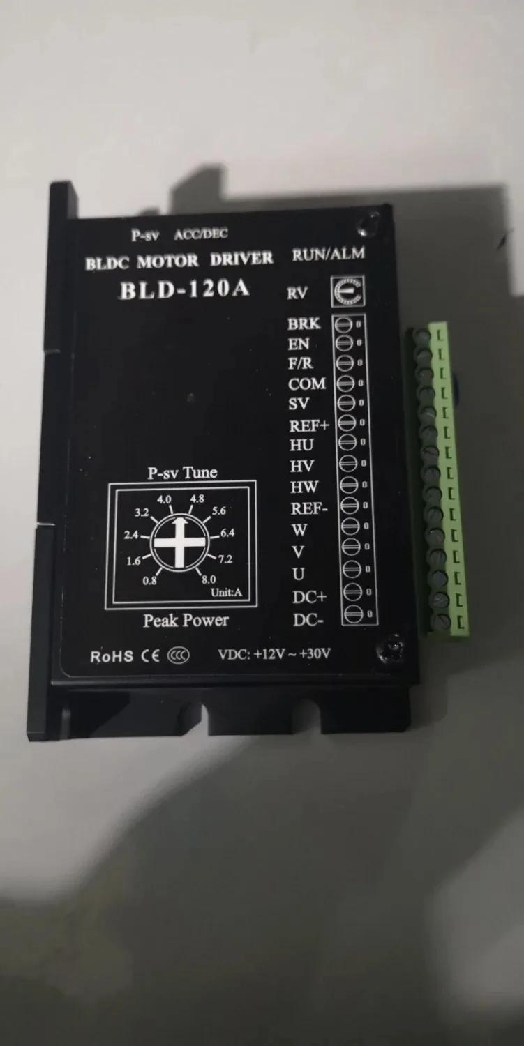 BLDC Motor Driver Controller 120W 12V-30V DC Brushless DC Motor Driver BLD-120A