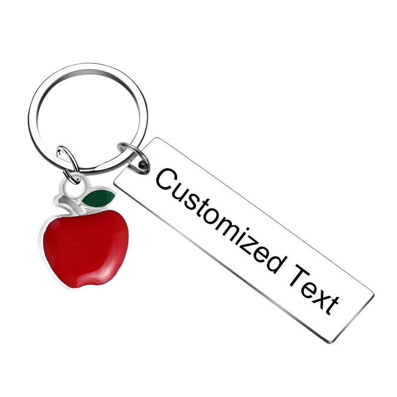 Personalized Custom Keychain Teacher Appreciation Gift Key chain Thank You Teacher Gifts key rings