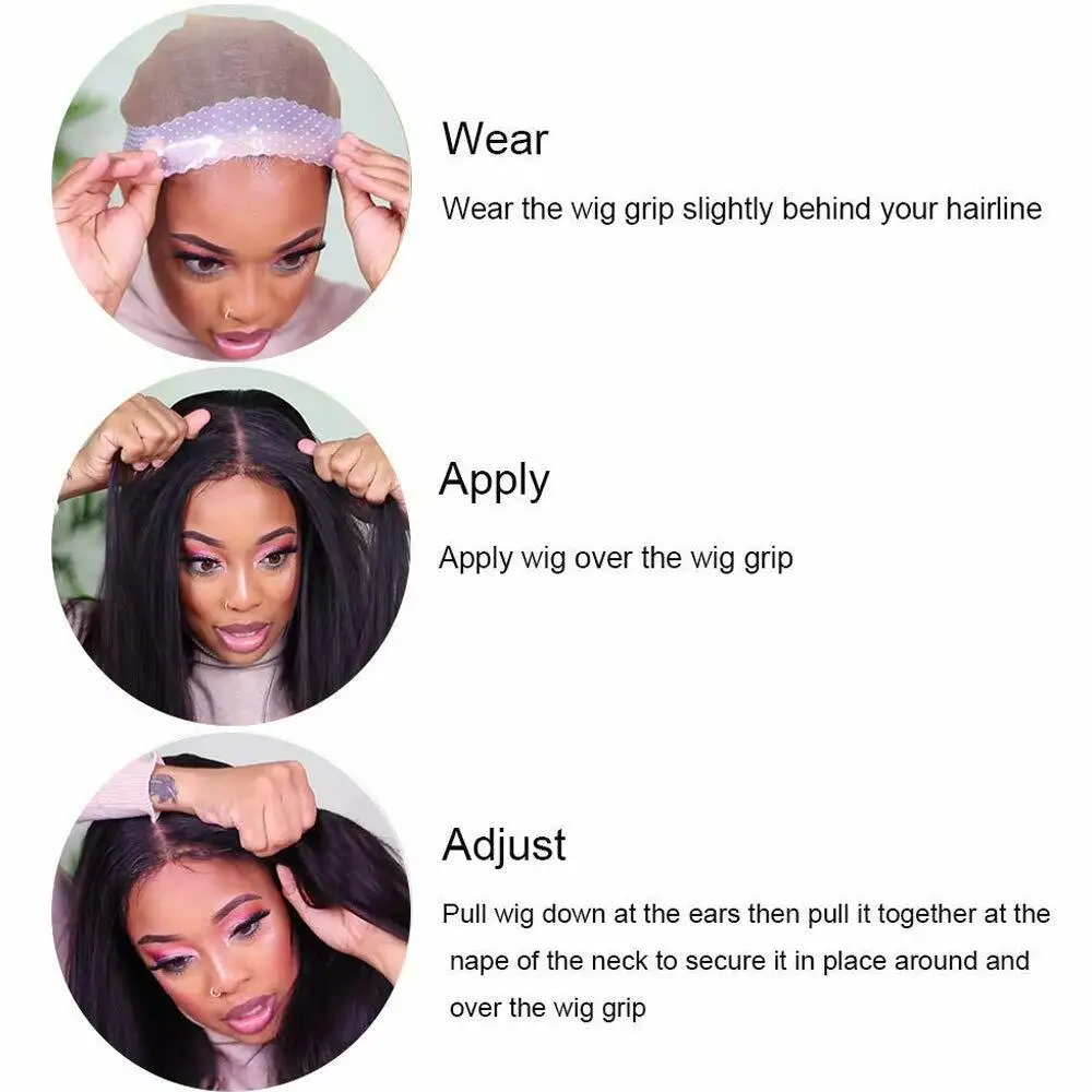 سيليكون غير زلة شعر مستعار القابض قبضة عقال RopShaped الرياضة مطاطا الشعر الفرقة #2