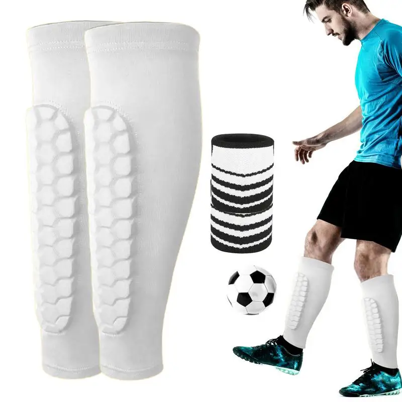 

Shin Protector For Skiing Football Calf Protector Defender Lightweight Outdoor Sports Shin Splint Pads For Running Cycling And