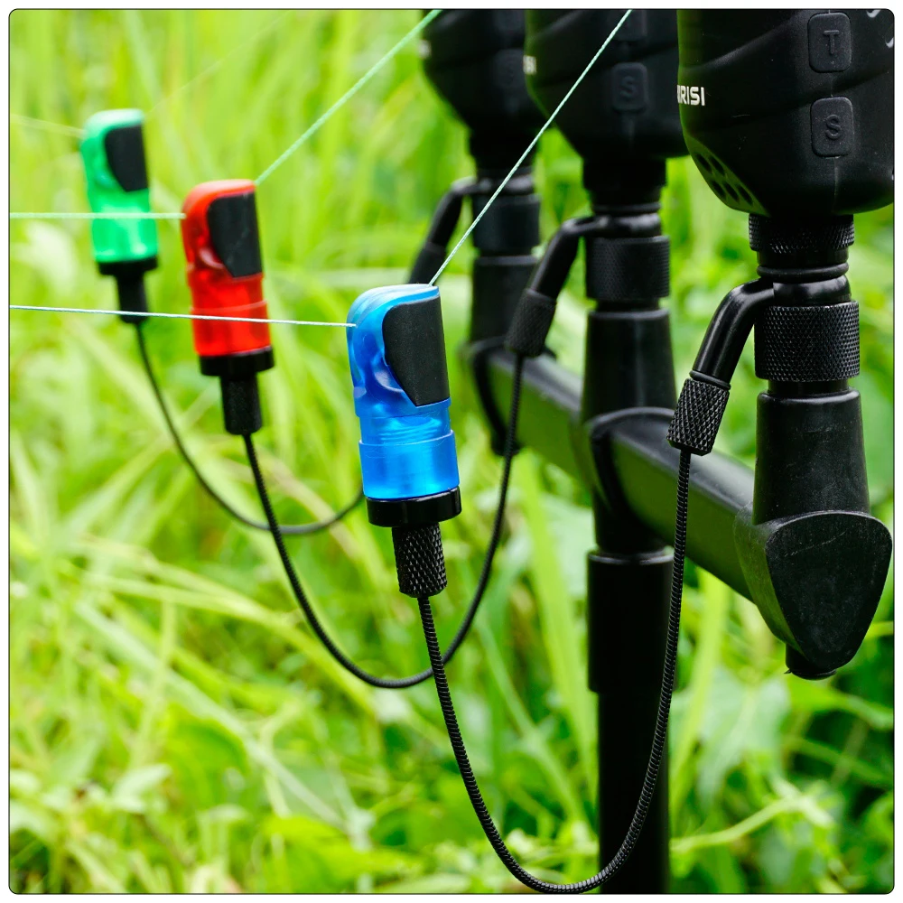 Hirisi 4 X Karpfenangel-Alarm-Swinger Drop-Off-Indikator Edelstahlkette für Karpfen- und Grobfischangeln B2043 Angelzubehör – Detail 2