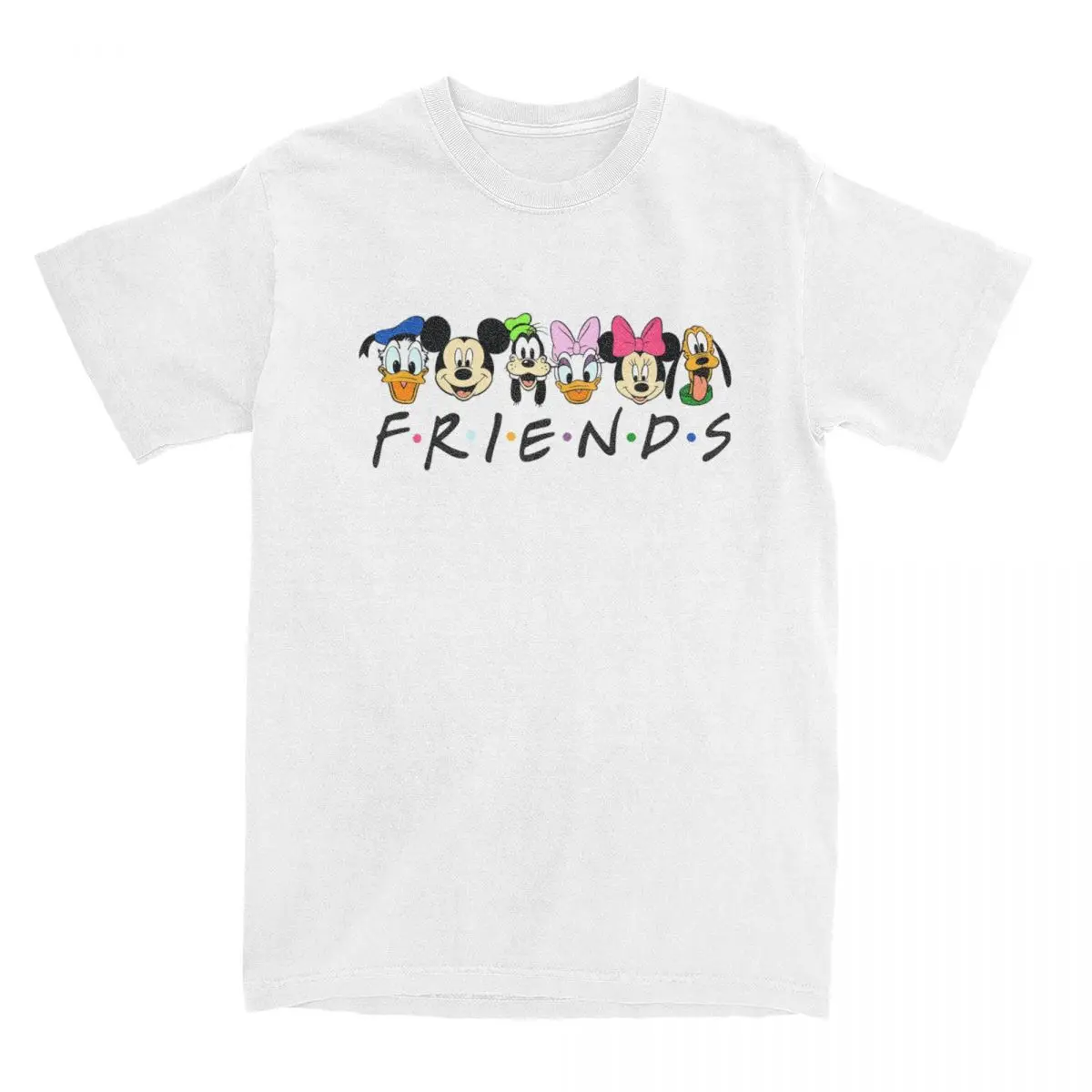 Mickey Mouse Friends Merch T-Shirts Men Women Vintage 100% Cotton New Arrival Tee Shirts