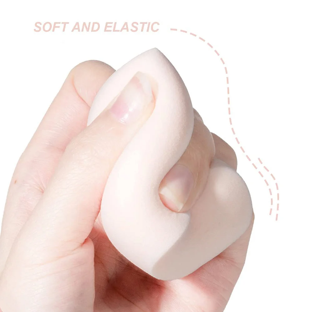 Paquet de 4 éponges de maquillage pour mélange de fond de teint mélangeur pour une Application fluide de cosmétiques