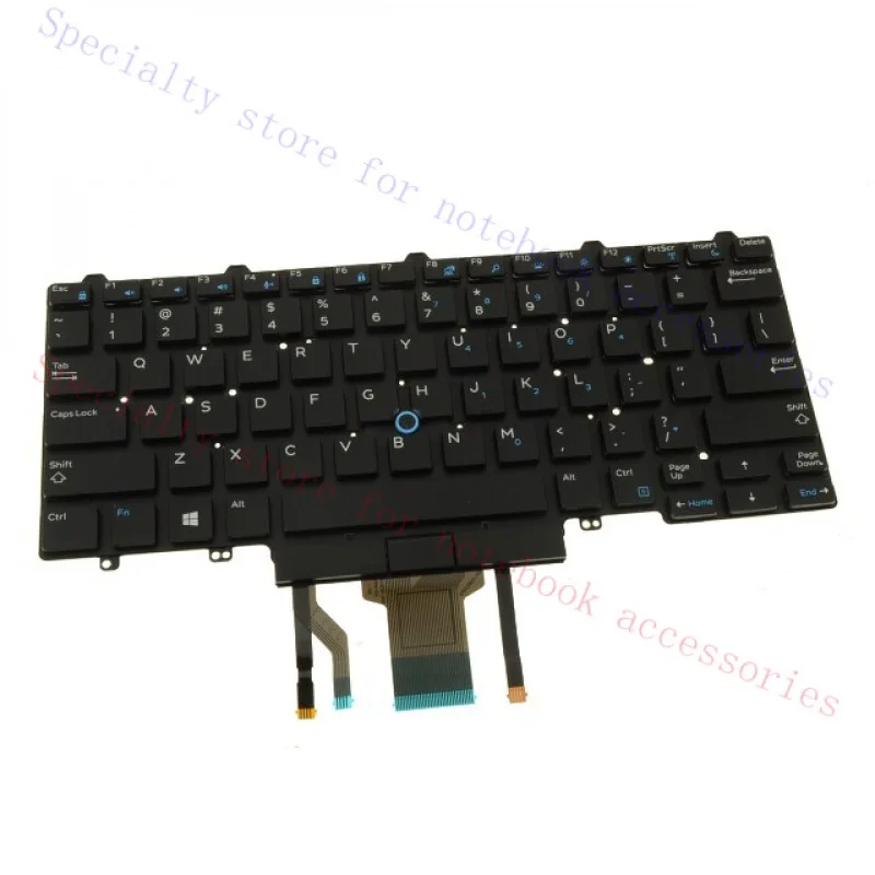 

A+ 0D19TR FOR DELL Latitude E7450 E5450 5480 7480 Backlit Laptop Keyboard