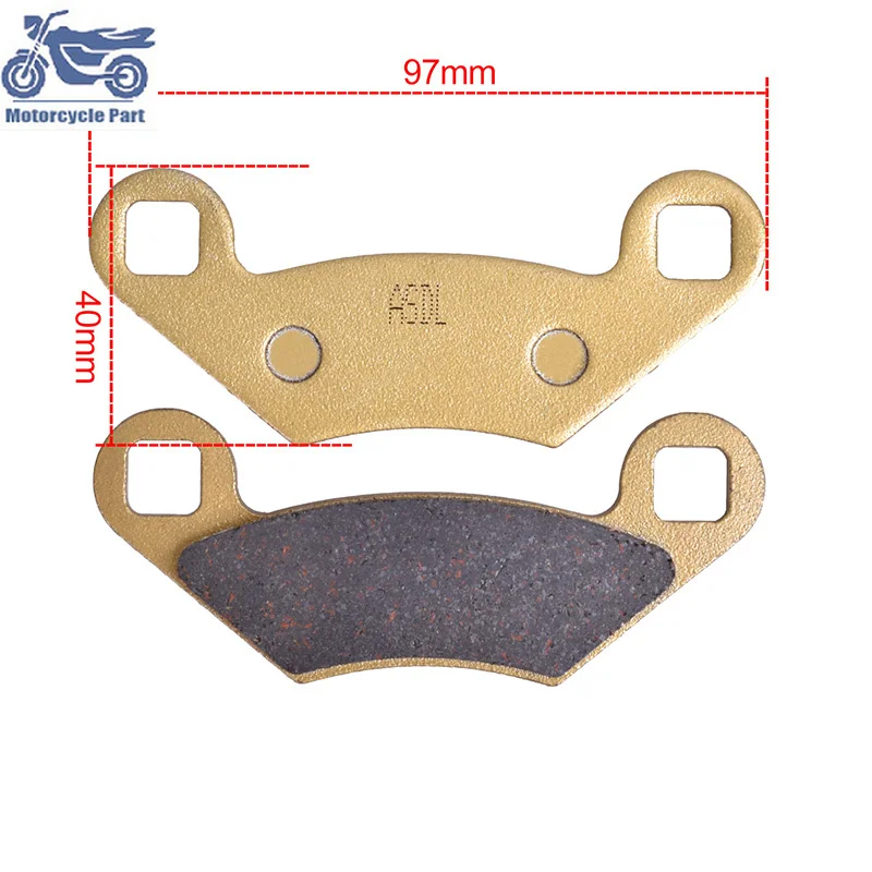 

Motorcycle Rear Brake Pads For POLARIS RZR800 08-14 RZR570 12-13 Xplorer Predator Sportsman 500 800 07-09 Outlaw 450 MXR 09-10
