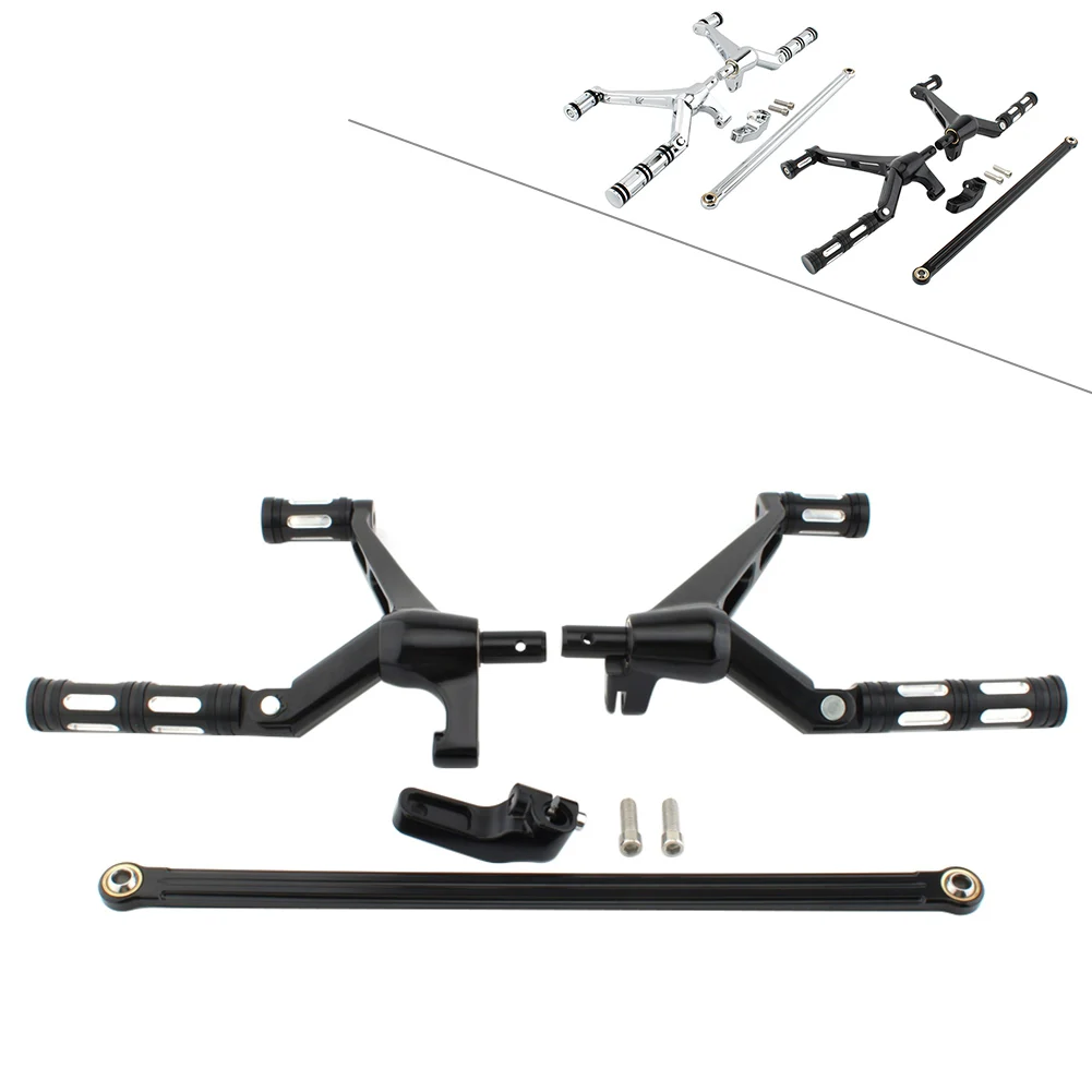Motorbike Footrest Pedal Bracket Set For Harley V-Rod Muscle 2002-2017 VRSC Special 2007-2017