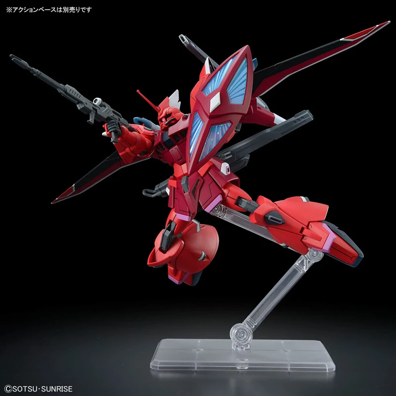 Bandai Original GUNDAM HG 1/144Serie Menaace Anime figura de acción modelos de ensamblaje juguetes coleccionables adornos regalos en Stock