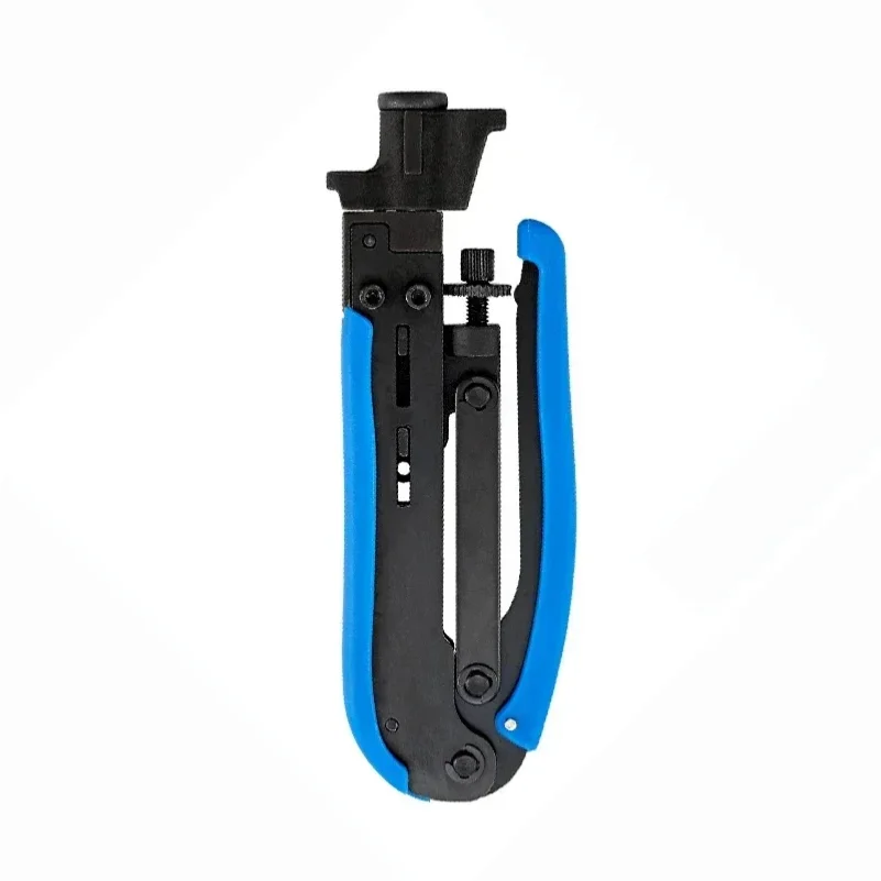 Connector Crimping Pliers Coax Compression Tool Coaxial Cable Cold Press Clamp RG59 RG6 Cable TV Crimper Tool