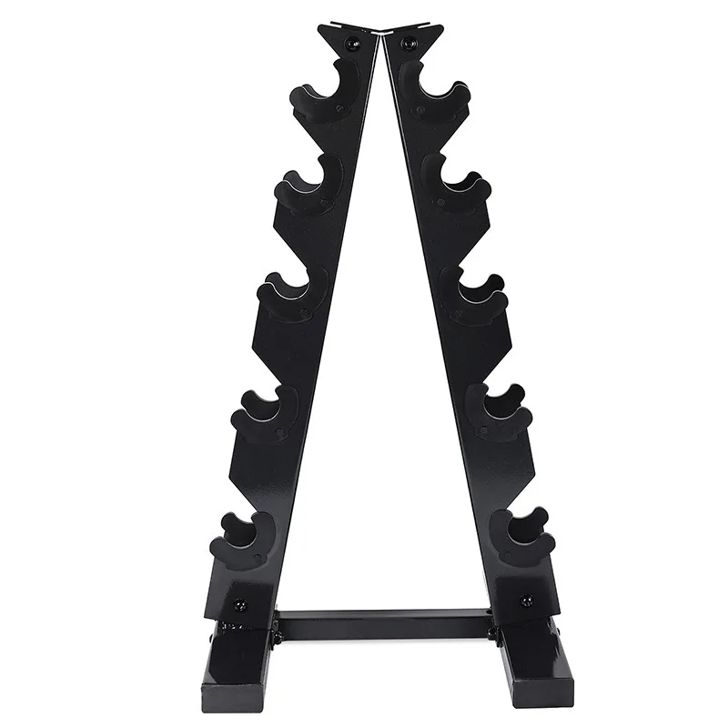 Five-Tier Dumbbell Rack Steel Hexagonal Dumbbell Holder Vertical Dumbbell Storage Rack Newly Launched