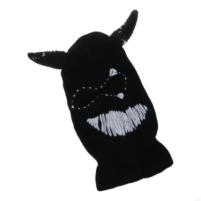 1PC Winter-Gesichtsmaske, Skimaske, warme gestrickte Sturmhaube für Männer und Frauen, winddichte Gesichtsabdeckung für Halloween-Party im Freien – Detail 5