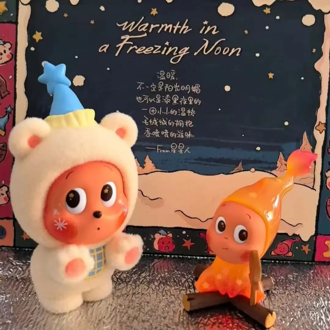 

POP MART Twinkle Twinkle Warmth in Freezing Now Series - Mystery Blind Box Home Decor Ornament Figurines Guess Toys
