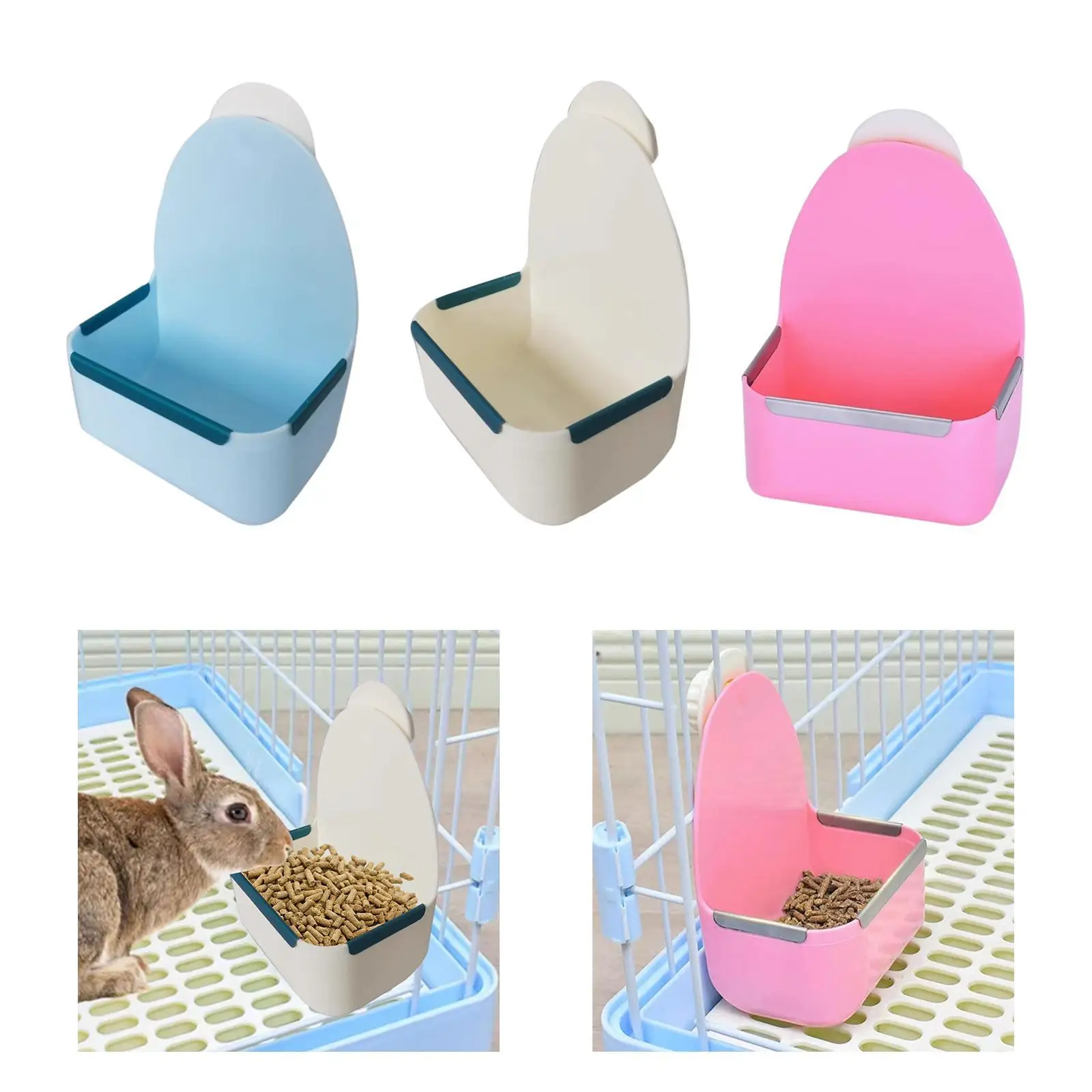 Guinea Pig Hay Feeder Easy Refill Bin Feeder Food Basket Grass Frame Rack for Hedgehog Hamsters Small Animals  Chinchilla