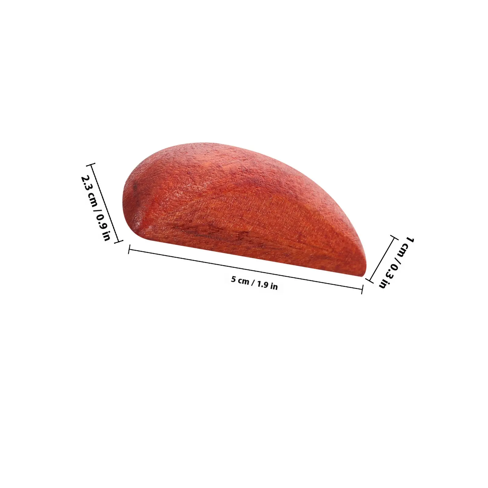 2Pcs Peach Wood Taoist Divination Cups Spiritual Buddhist Home Decor Portable Durable Divination Supplies Unique Home
