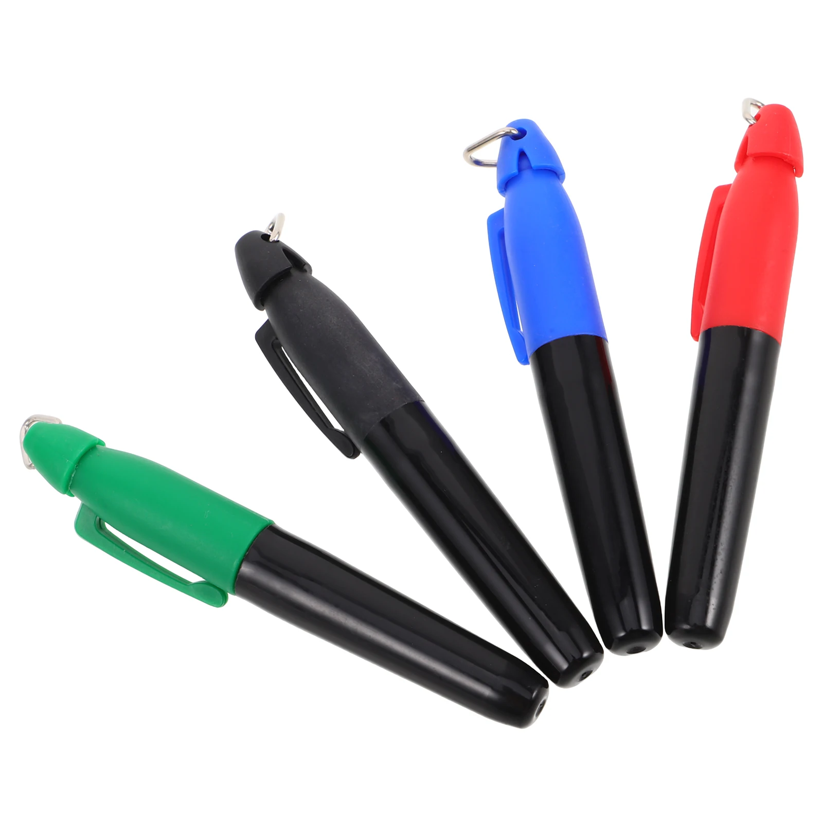 

4 PCS Golf Liner Cap Clip Marker Pens with Hat Ball Markers for Putting Plastic