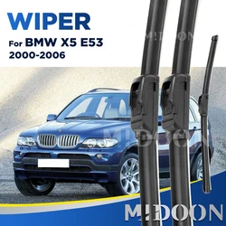 Wiper Front & Rear Wiper Blades Set For BMW X5 E53 2000 2001 2002 2003 2004 2005 2006 Windshield Windscreen 24