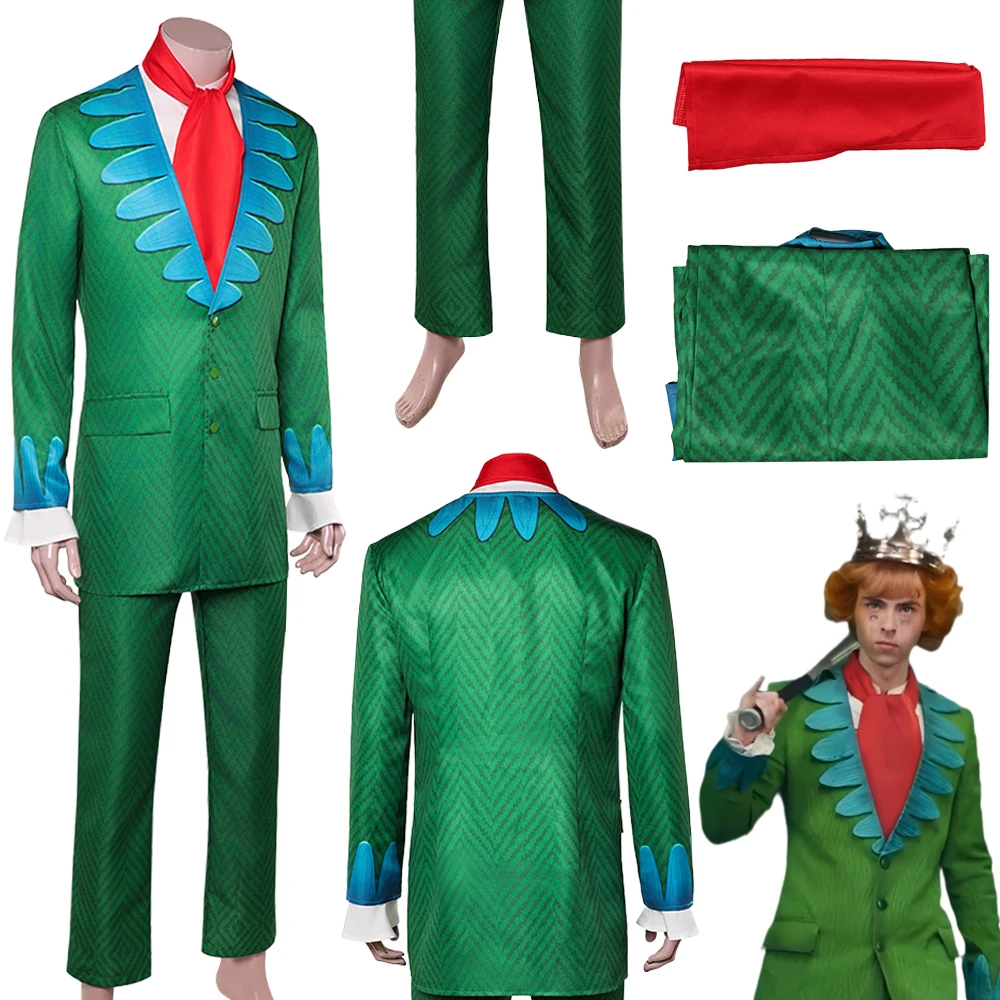 

Fantasia Pirate Mr. 9 Cosplay Green Suit 2026 Live Action TV Pirate Disfraz Costume Men Fantasy Halloween Carnival Party Clothes