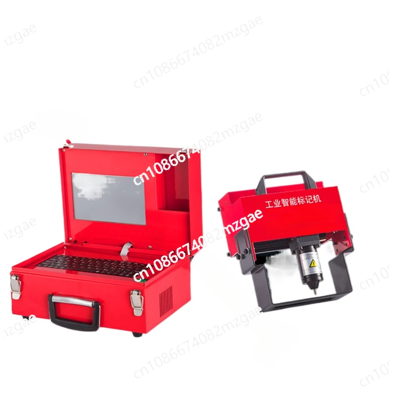 Portable Marking Machine for VIN Code 100*20mm Pneumatic Metal Dot Peen Marking Machine Plotter Printer Coding Machine