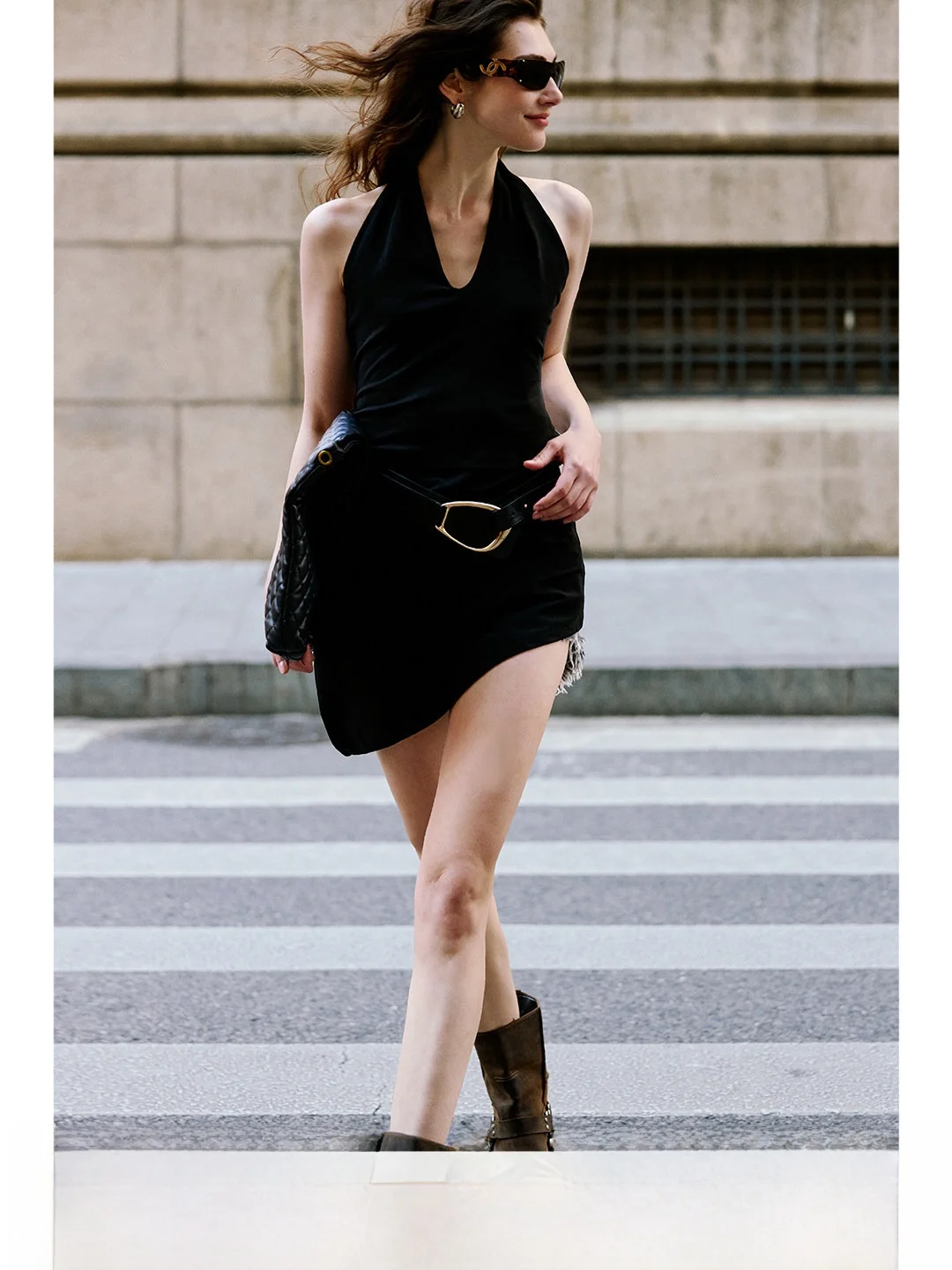 Luna7xi Knitted Vest Women's Sleeveless Neck Hanging V-neck Short Slimming Base Shirt Fashionable Design Casual Commute Style