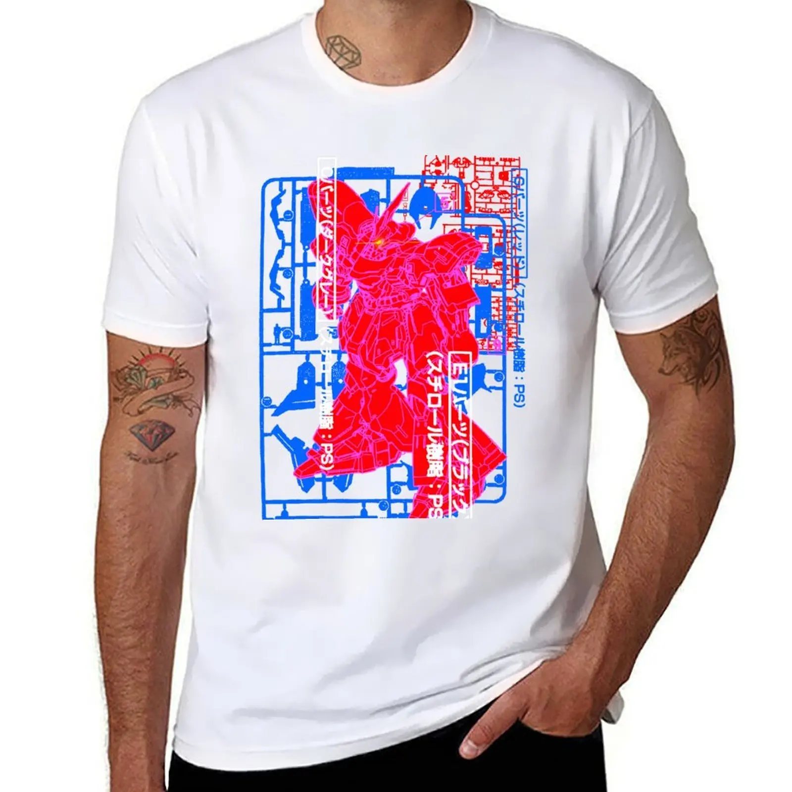 

Sazabi Schematic T-Shirt t shirt for man 100 percent cotton man t shirt summer T-Shirt