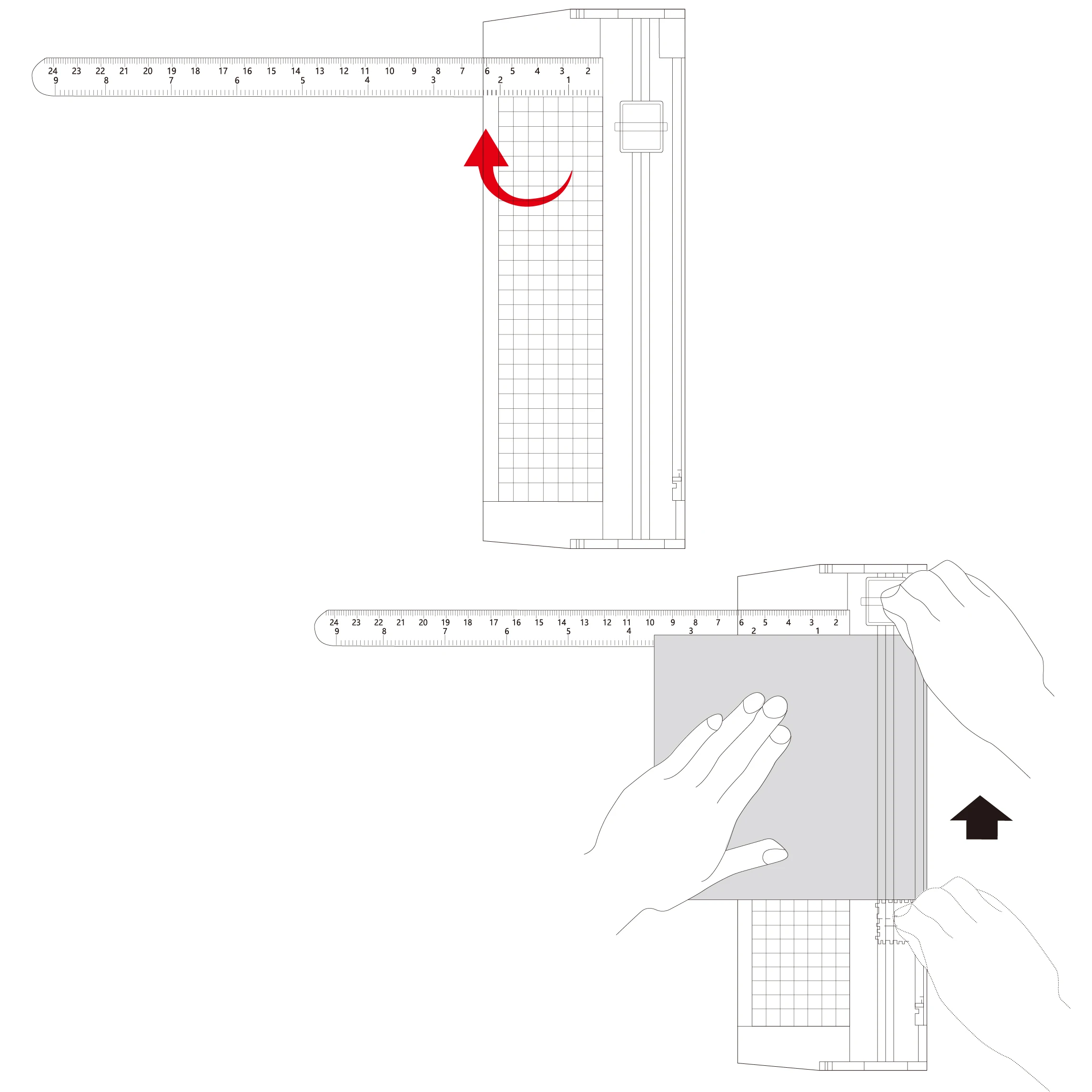 1 قطعة A5 الورق المتقلب المحمولة الة قطع الورق للتسمية اوريغامي بطاقة صور قسيمة سجل القصاصات البطاقات مغلفة ورقة والحرف #5