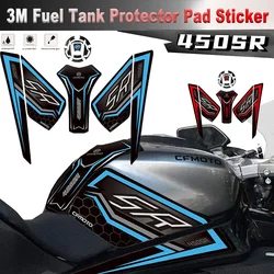 For CFMOTO 450SR Tank Pad 3M Stickers Motorcycle Accessories Tankpad Fueltank Protector Decal CF MOTO SRS SR SS 450SRS 450SS 450