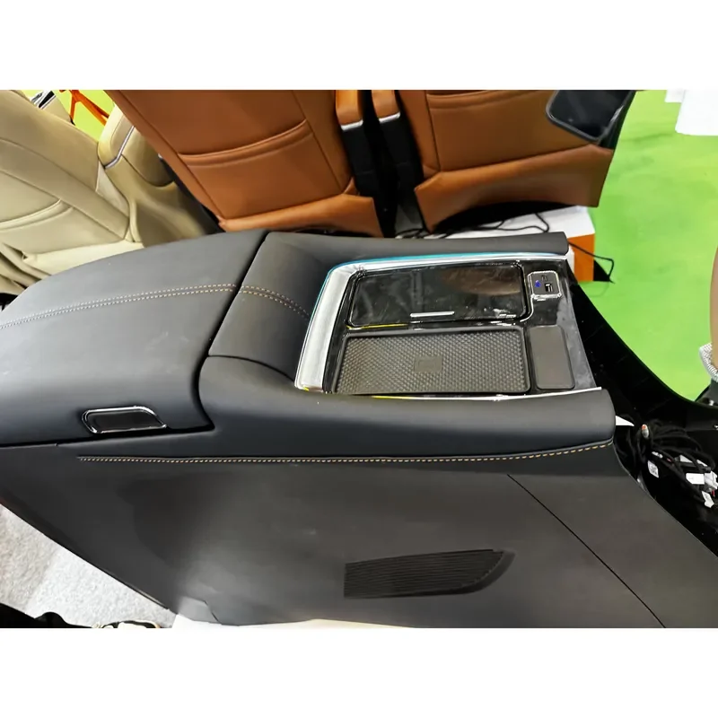 Electric Storage Box Armrest Box with Compressor Refrigerator Central Console for Alphard 20 and 30 Series