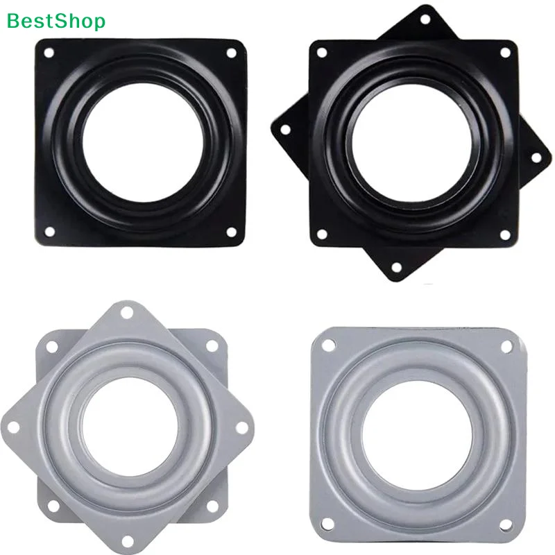 ♫3-inch Hollow Lazy Susan Turntable Bearing,360°Rotating Metal Swivel Plate for Cabinets,Tables & Displays