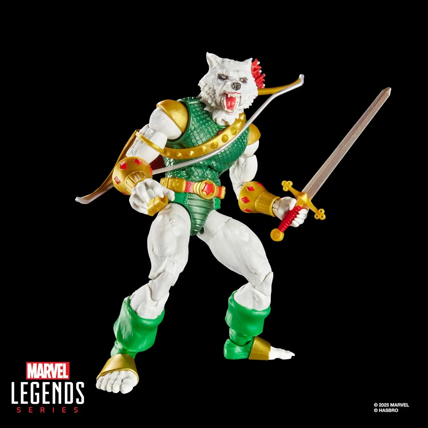 SPIDER-MAN Marvel Legends Series Magic: The Gathering Man-Wolf 6-inch actiefiguur speelgoed en exclusieve folie verzamelkaart