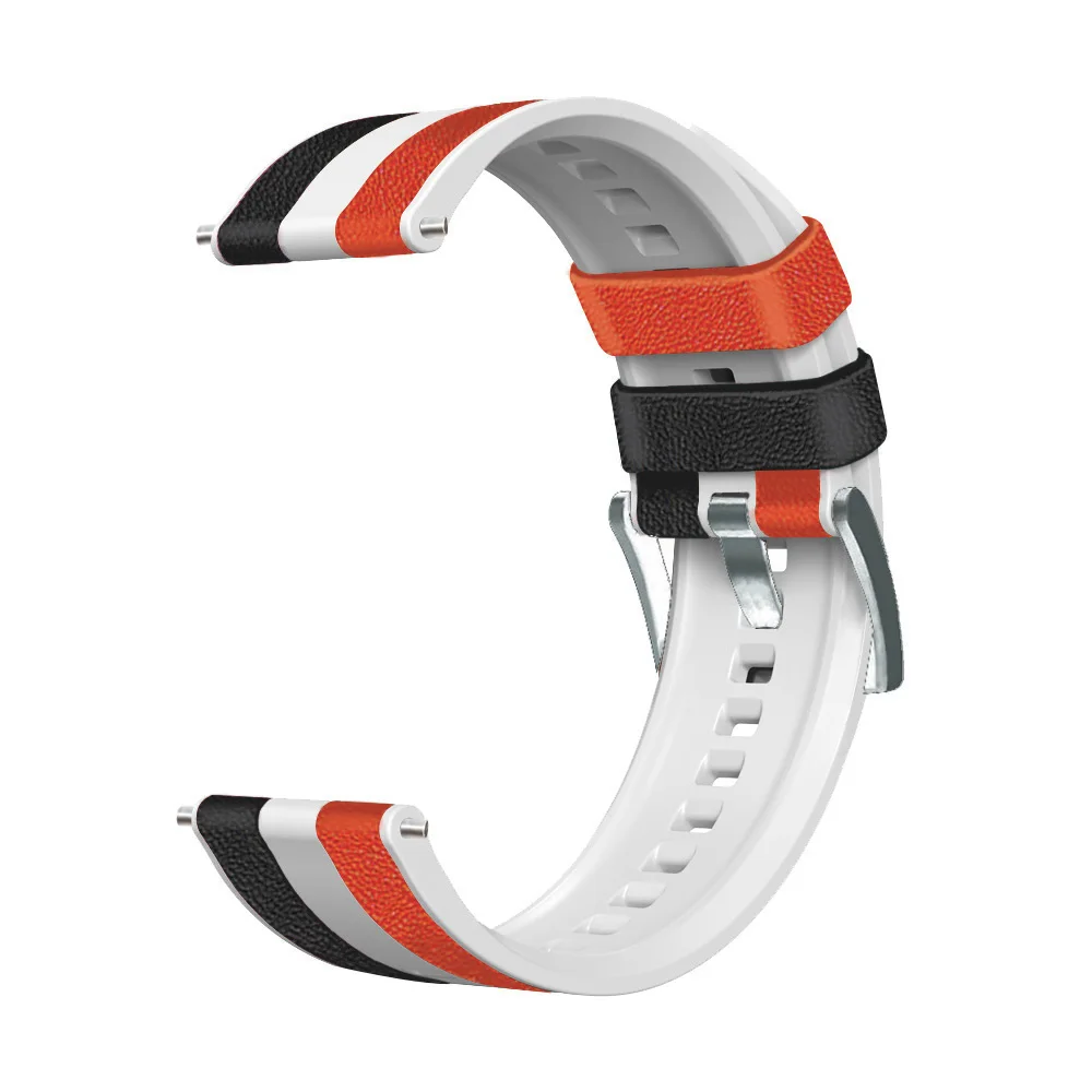 جلد سيليكون الرياضة حزام (Band) ساعة حزام ل هواوي ساعة 3 برو/GT 2 برو/GT 3 GT3 46 مللي متر Smartwatch الأساور سوار حزام Correa