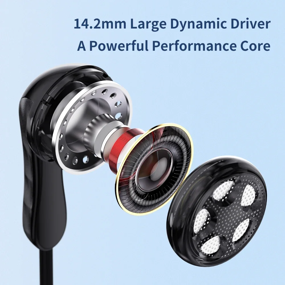 TRN Seahorse In Ear Earphones 14.2mm Dynamic Driver Unit PU+Paper Diaphragm Wide Earphone