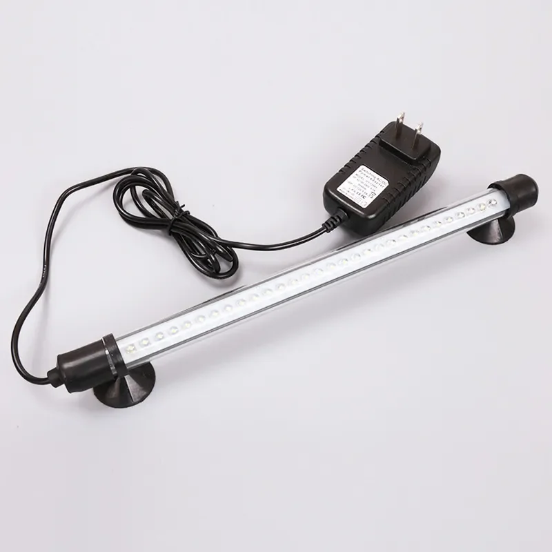 Dimmable Full Spectrum LED Aquarium Light Waterproof Fish Tank Lighting Tube Energy Saving Submersible Lamp for Aquatic