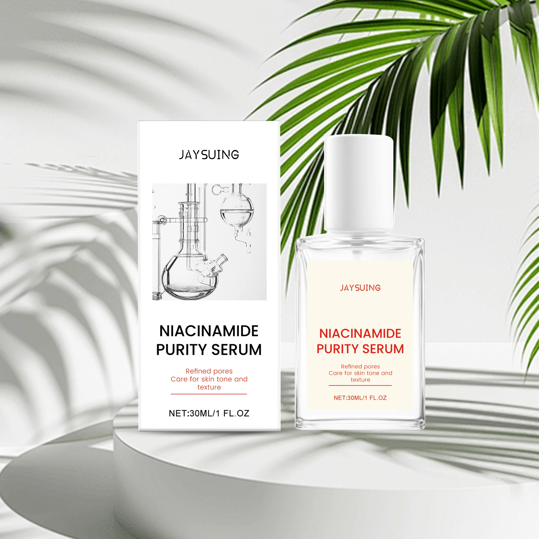 Nicotinamide Facial brighten Serum Relieve Dulness Improve Skin Texture Reduce Rough Skin Long-Lasting Hydration Nourish Essence