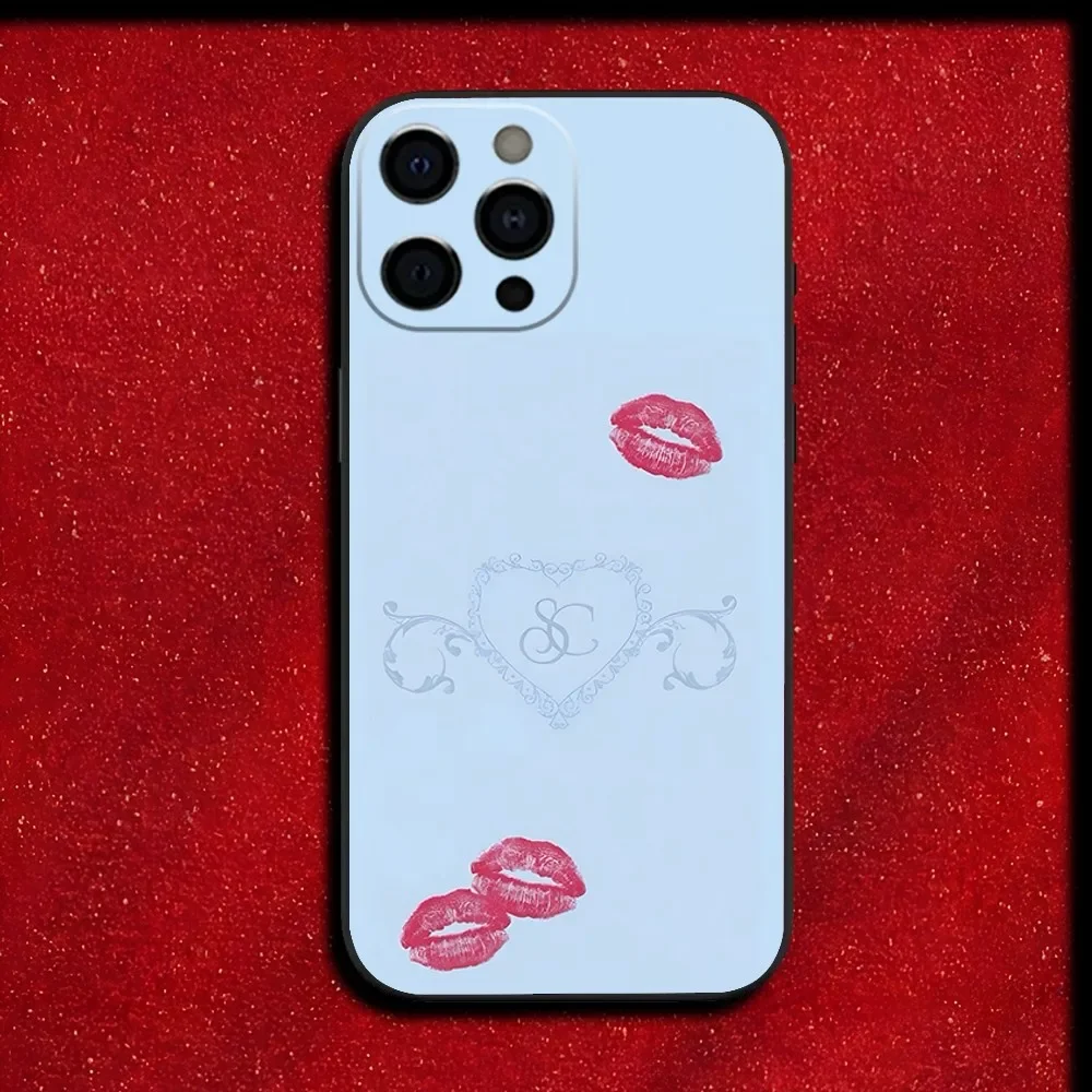 Singer S-Sabrina C-Carpenter Handyhülle für iPhone 17 16 15 11 12 14 13 Pro Max Mini XS XR 7 Plus 16E Air Stoßfeste Weiche Schutzhülle – Detail 5