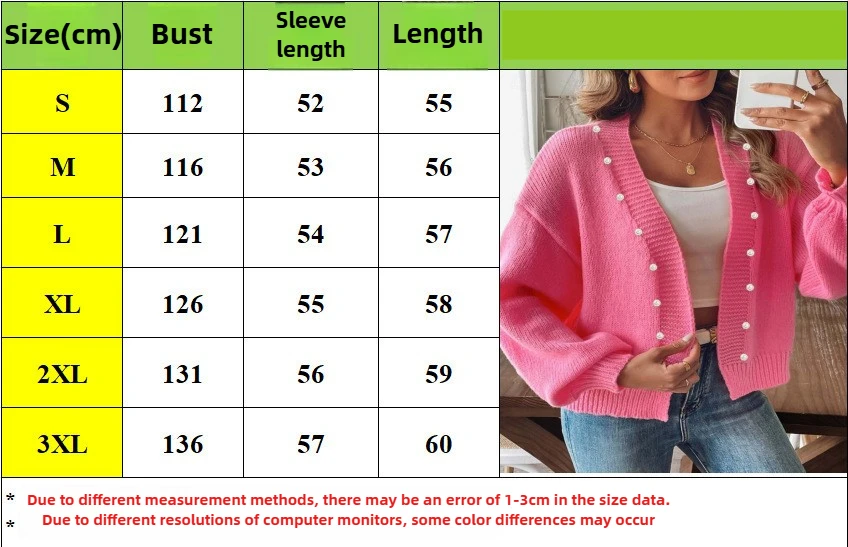 Novo 2026 feminino cardigan de malha rosa botão frontal elegante casaco fio macio casual chique outerwear