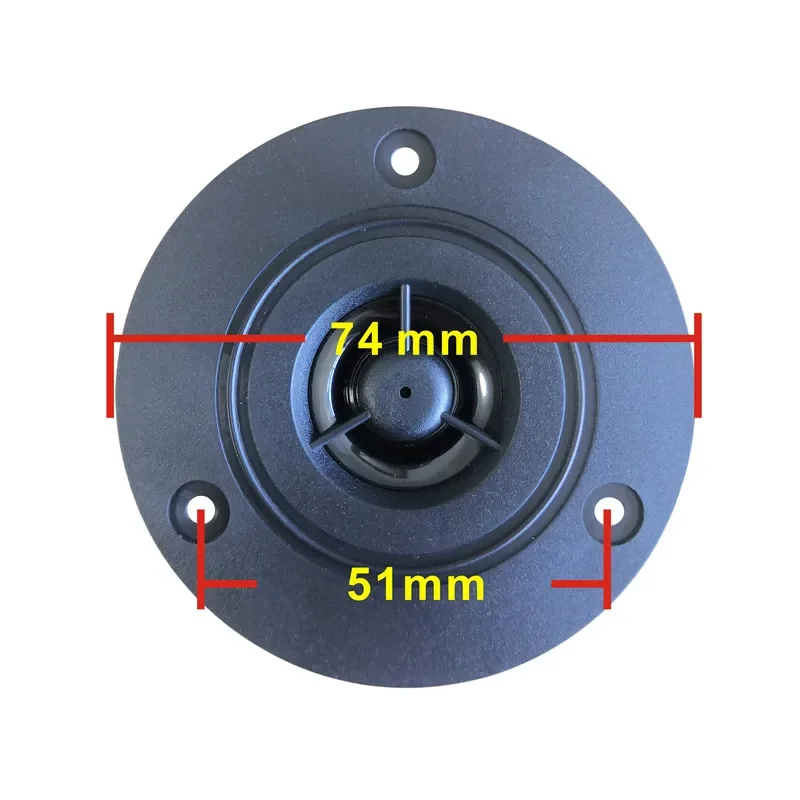 Sotamia 2 peças 3 polegadas tweeter som portátil alto-falante 8 ohm 10 w agudos alto-falante diy alto-falantes estéreo de home theater duplo magnético