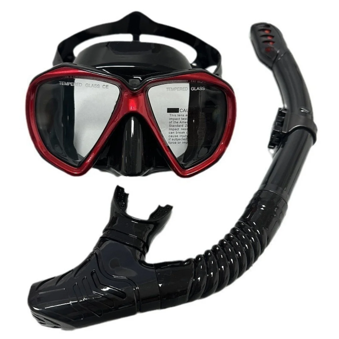 

New Style Diving Mask - Large Frame, High Definition | Adult Snorkeling Mask with Tempered Glass | Liquid Silicone Face Cover Di