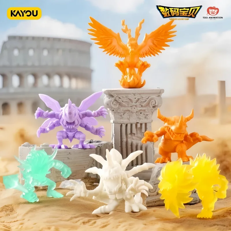 New Arrivals Genuine Kayou Digimon Dimensional Evolution Series Blind Box Mini Eraser 3d Figure Model Cards Surprise Gift Toys - view 3