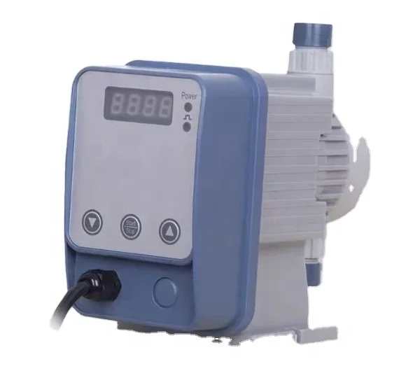 220V Digital Dosing Pump Water Treatment Softener Chemical Liquid Adder Plastic Manufacturing Plant for RO PVC PP PES PE