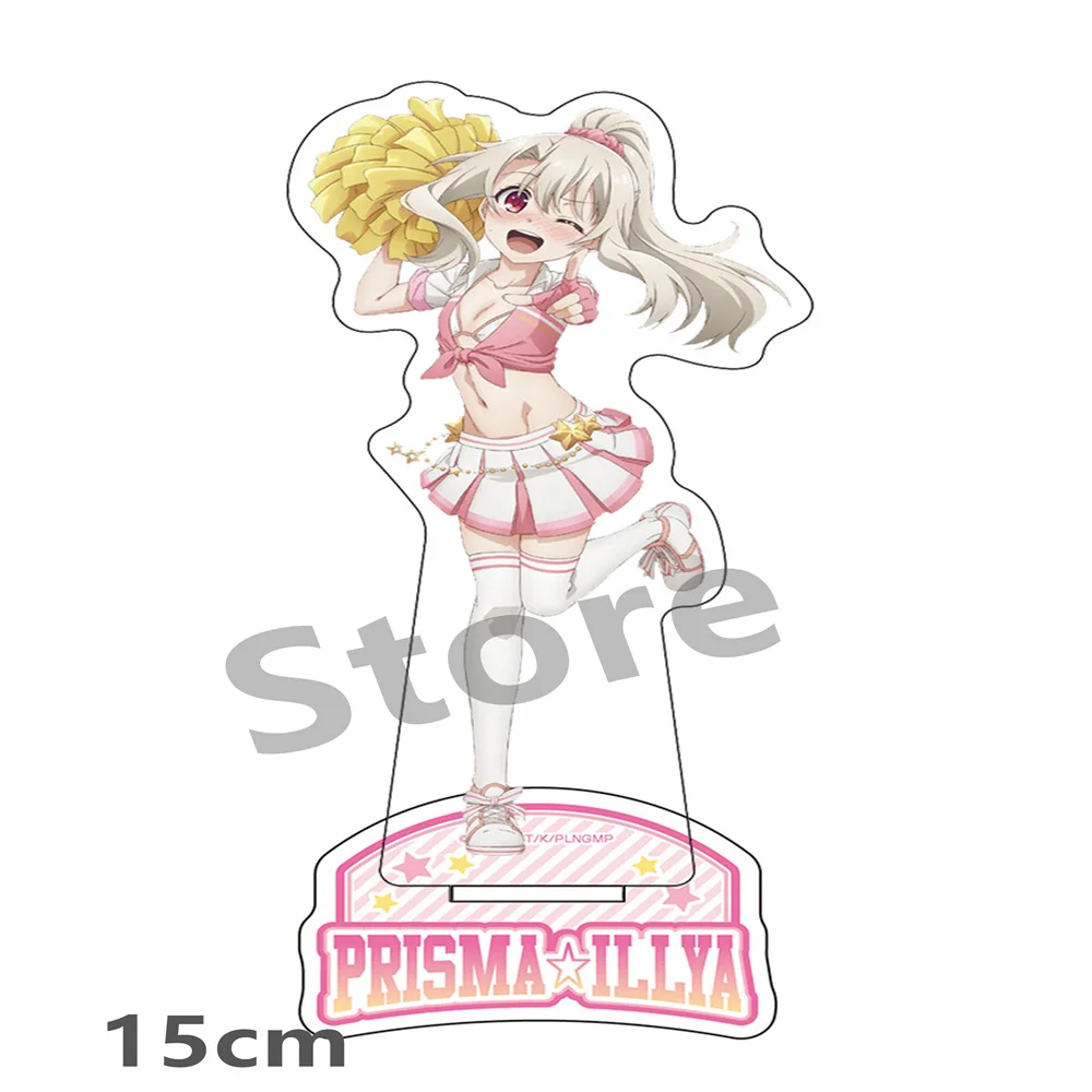 Game Anime Fate/kaleid liner Prisma Illya Acrylic Stand Model Cosplay Toy for Ornament collection Gift 15cm