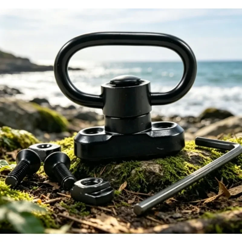 Metal QD Swivel Loop Floating Cup MLOK Sling Mount Bracket Universal Single Double Point Sling Outdoor Gear Parts