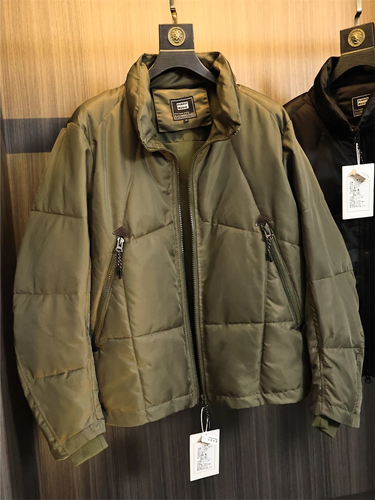 

Американский свободный крой MA Cotton Jaet, мужское цветное пальто с воротником-стойкой Faion Urban, зимнее теплое пальто Thiened Sve