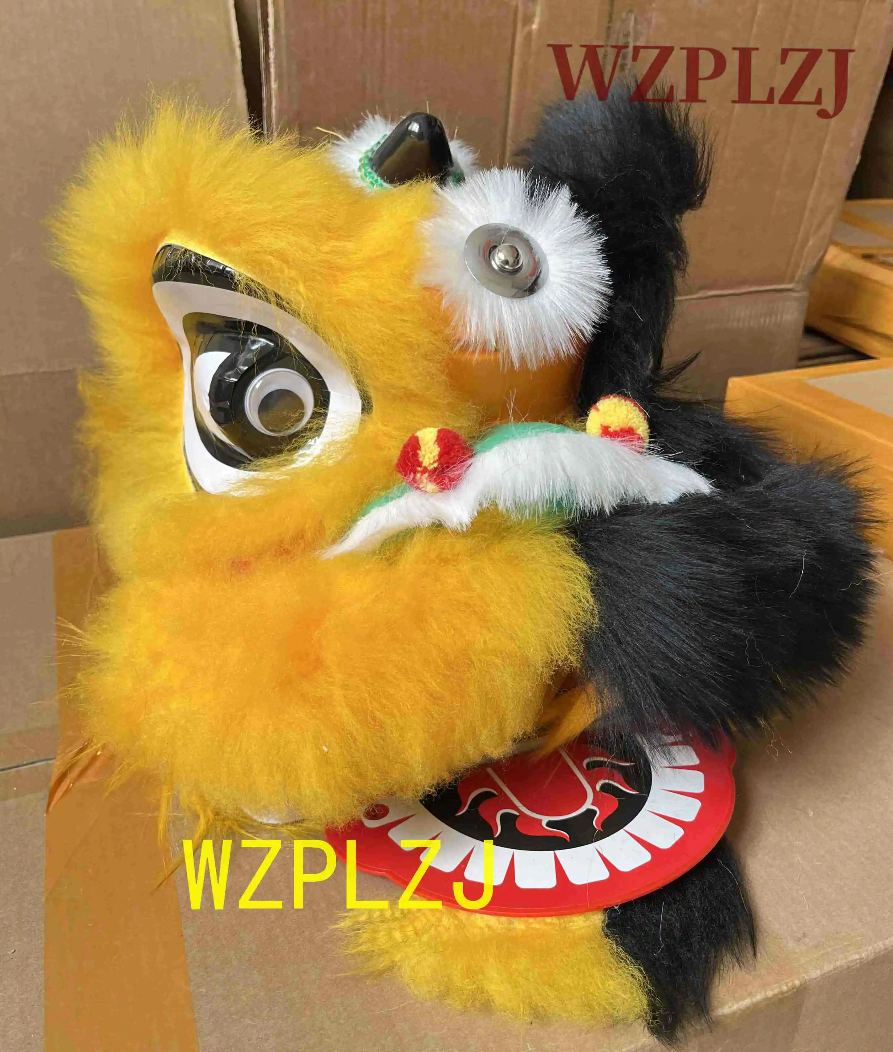 

Party Favors Decor 12 Inch Lion Dance Costume Gong Drum Cymbals Toy 3-5 age Kid Child Party Carnival Stage