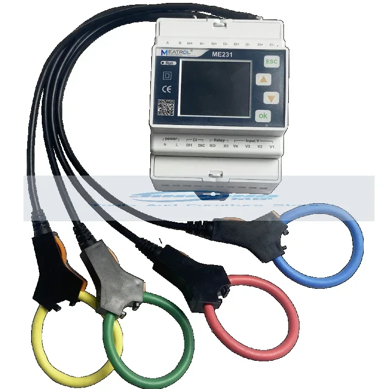 231High quality Rogowski coil 333mV Split Core CT Connected RS485 Modbus RTU Energy Meter