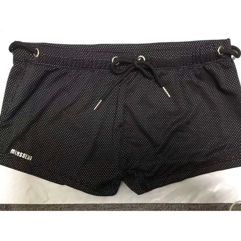 

Swimming trunks new swimming Foreign trade men's summer tether nylon low waist boxer swimming trunks wholesale men's M904