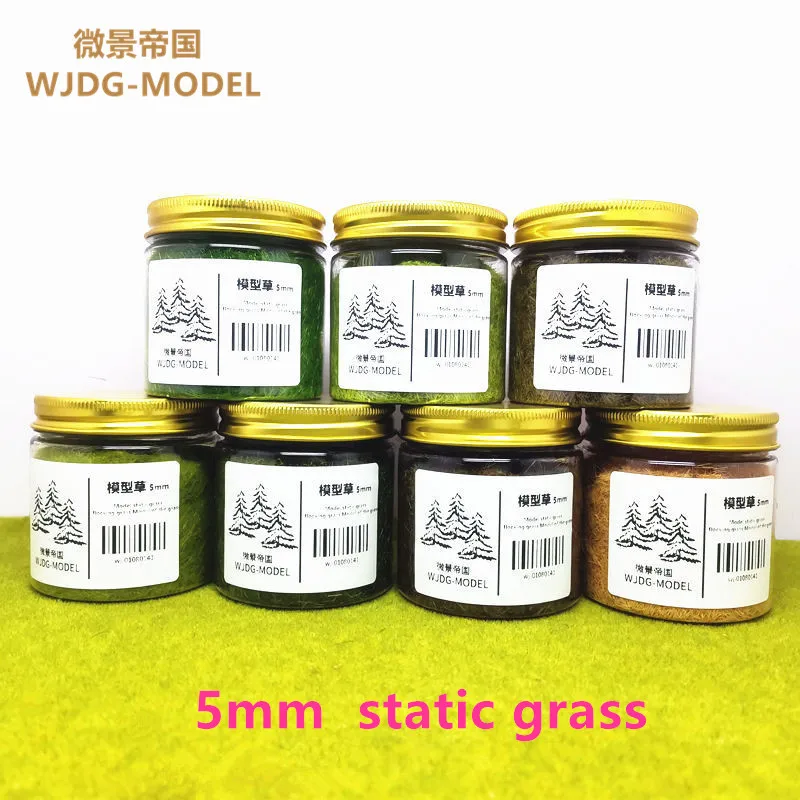 bottled of static grass Miniature Scene Model Sand Table Turf Flock Lawn Nylon Grass Powder Hobby Terrain Series Material