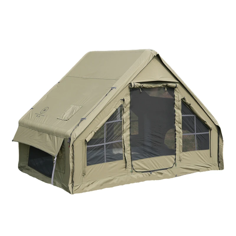 Inflatable Tent Factory Hot Sale 6 Sqm Air Tent Waterproof UV Protection Couple Camping Tent