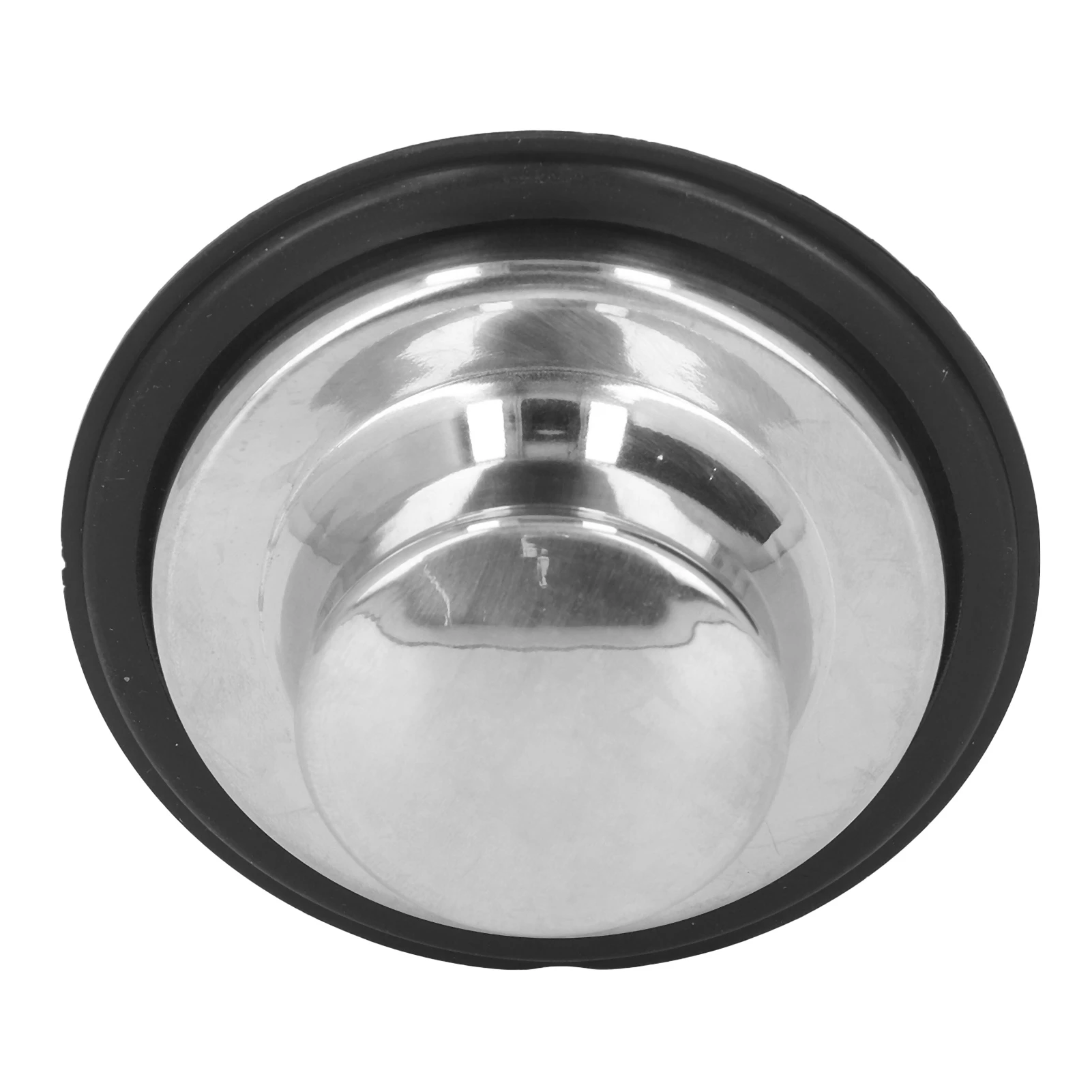 Kitchen Sink Stopper Brushed Stainless Steel Garbage Disposal Drain Plug Sealing Anti-leakage Sink Plug Cover 86mm OD